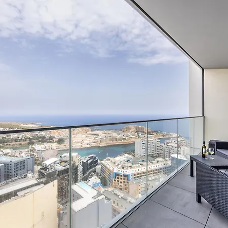 On Cloud Nine In Malta's Tallest Tower Apartman *