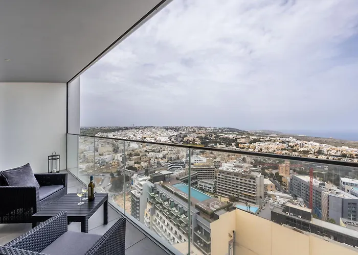 On Cloud Nine In Malta's Tallest Tower * Сент Джулианс
